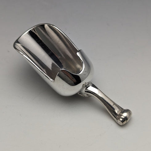 英国アンティーク シルバープレート製 シュガーボウル スコップ付き